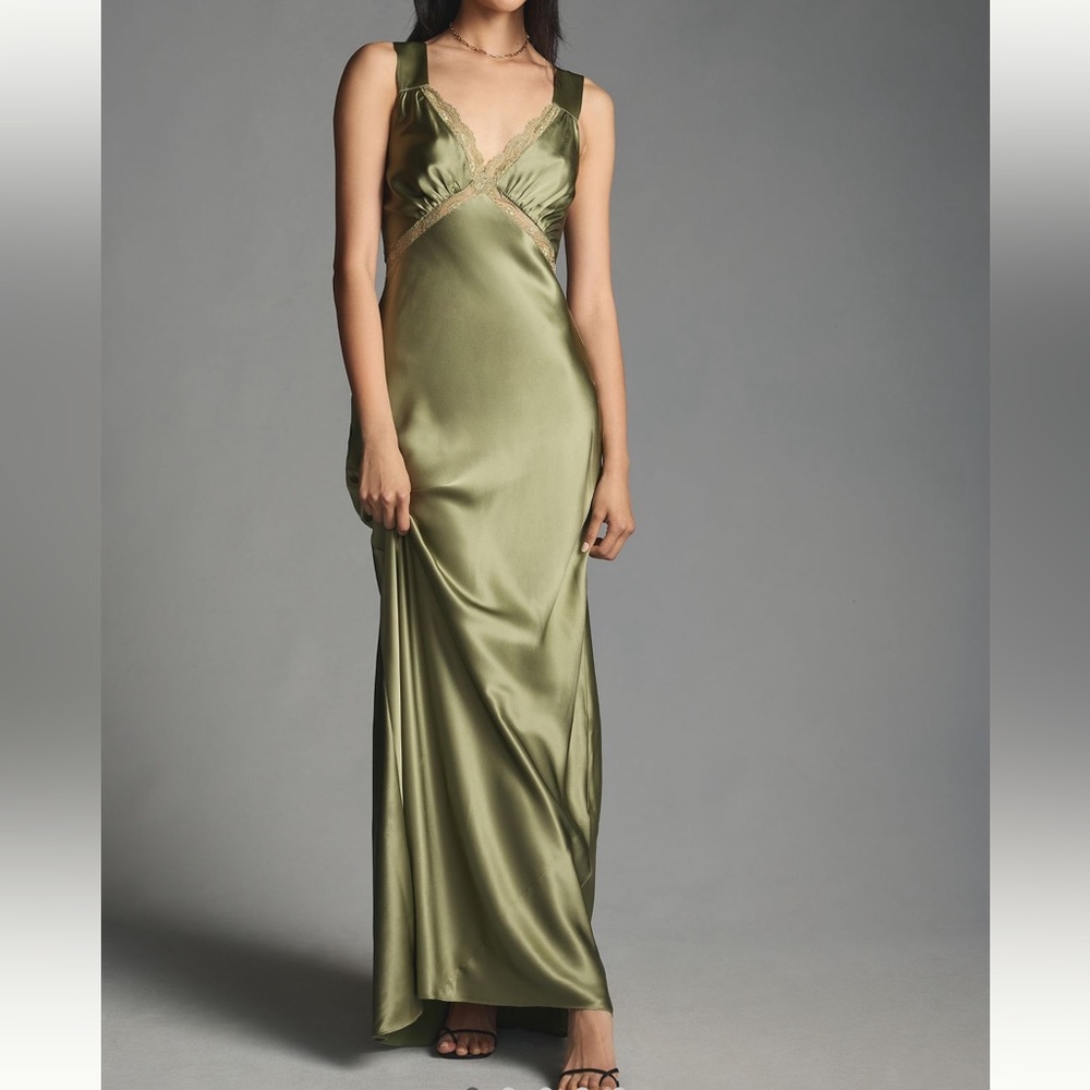 REFORMATION Chania Silk Dress